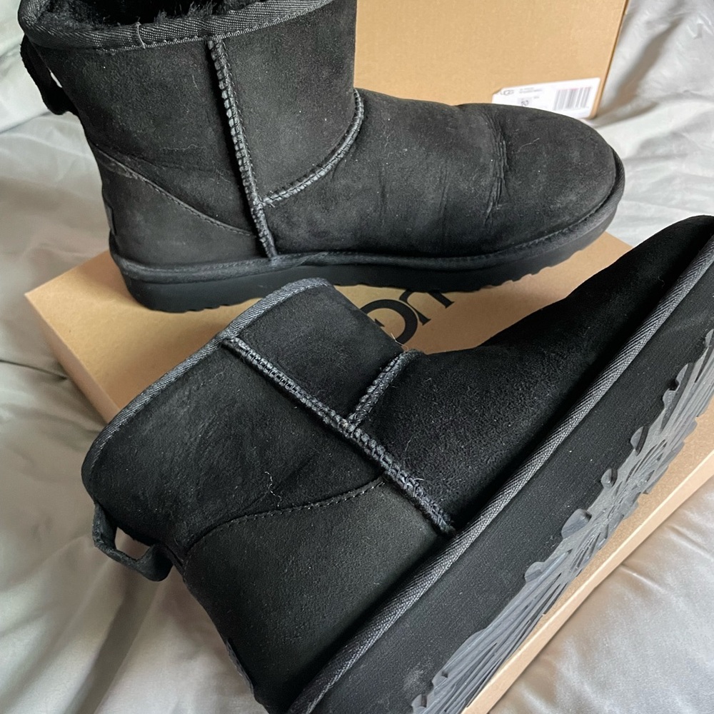 Black UGG boots